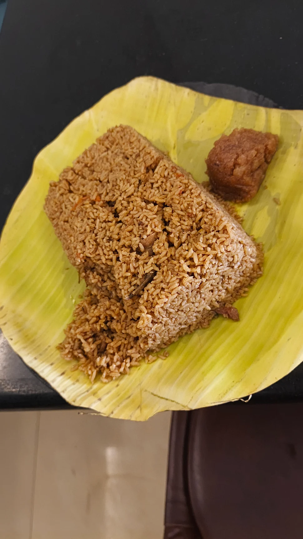 Bread halwa at Bhai Biryani Godown