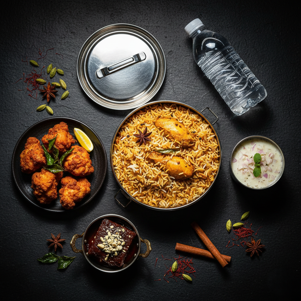 Delicious chicken 65 starter at BBG Trichy